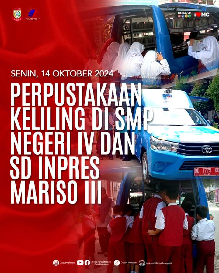 PERPUSTAKAAN KELILINGDI SMP NEGERI IV DAN SMP MARISO III