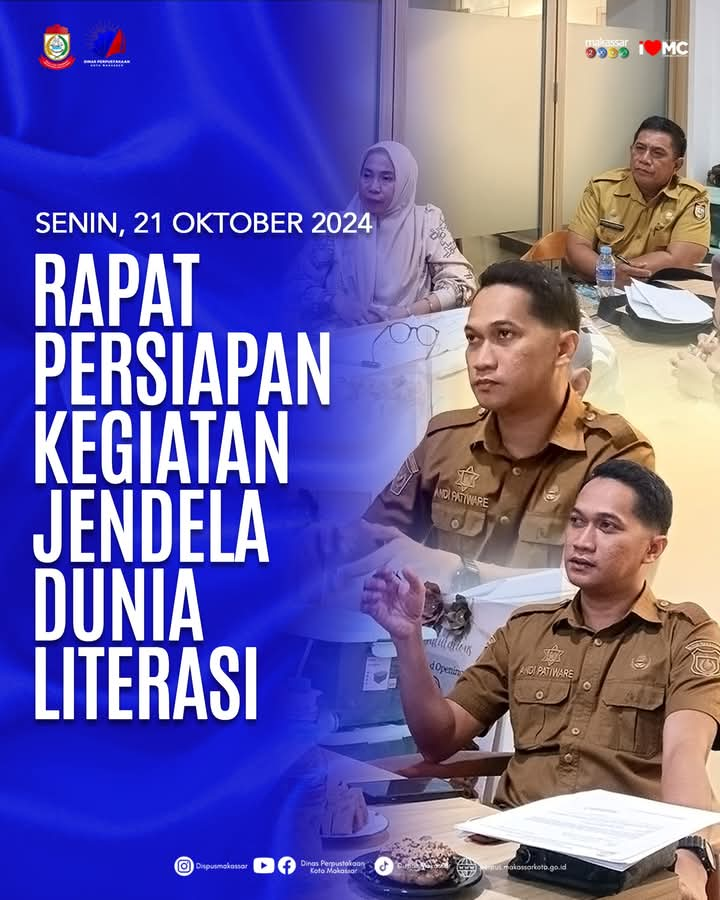 RAPAT PERSIAPAN KEGIATAN JENDELA DUNIA LITERASI