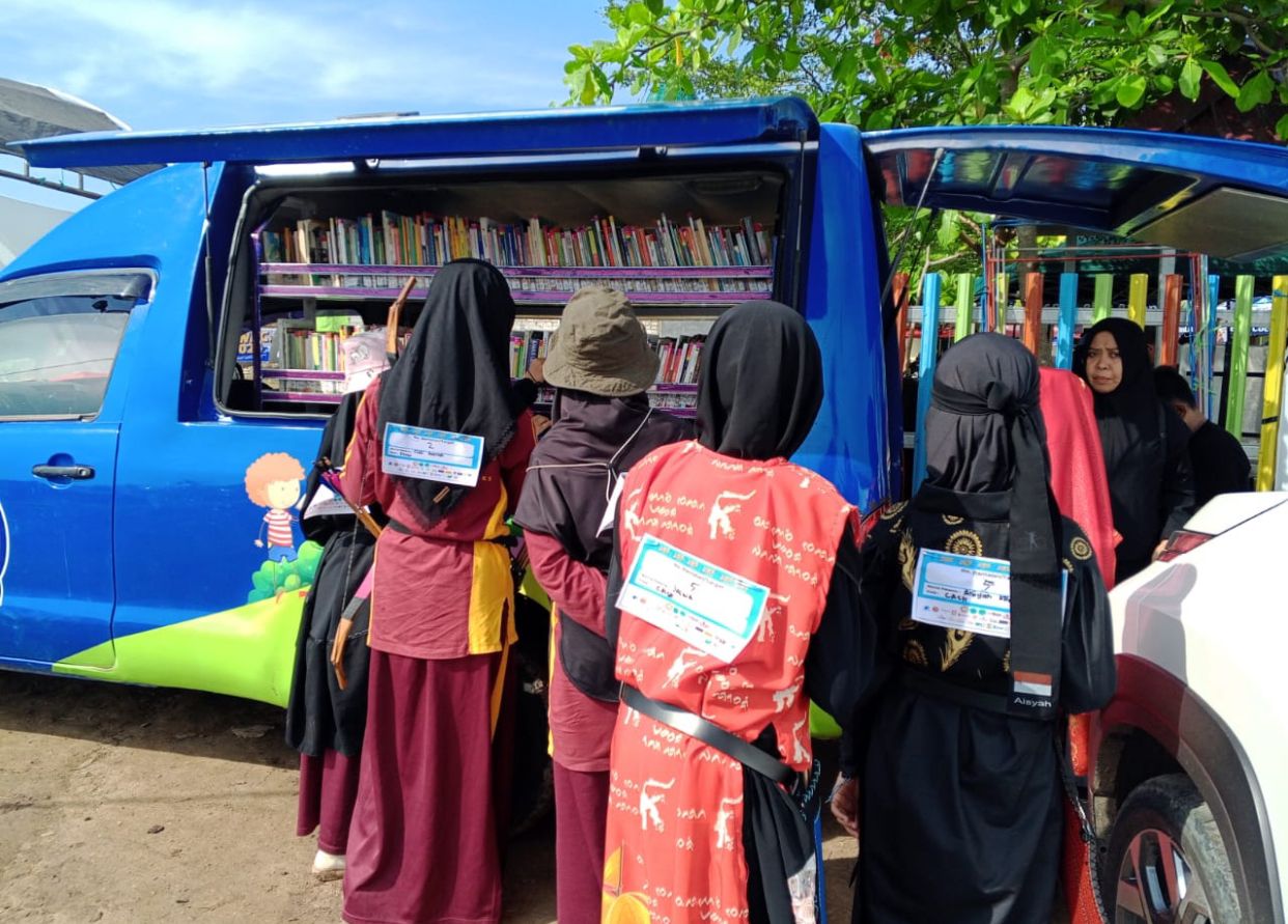 Terima Kasih, Mobil Perpustakaan Keliling Turut Sukseskan Event Panahan Tradisional SIWAC Makassar 2024