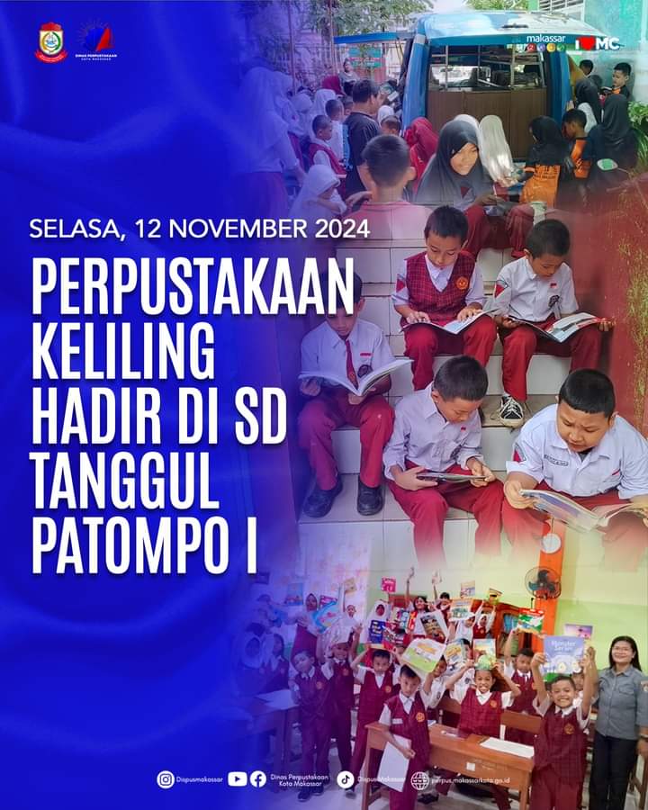 Perpustakaan Keliling Hadir di SD TANGGUL PATOMPO I