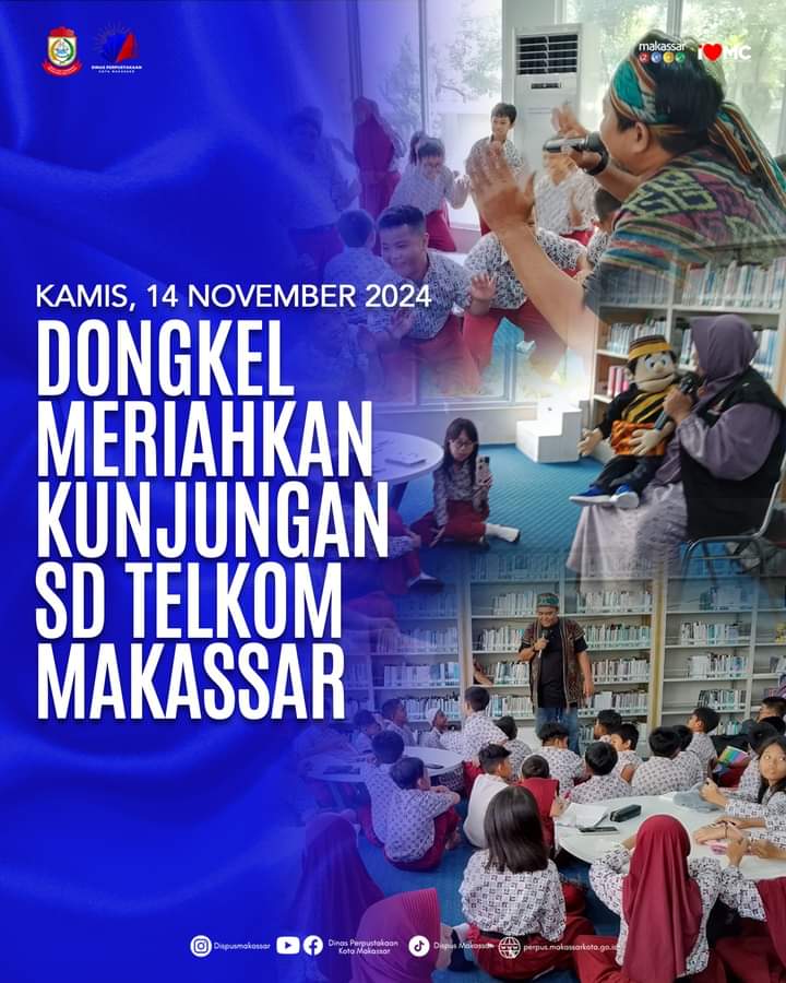 DONGKEL MERIAKAN KUNJUNGAN SD TELKOM MAKASSAR