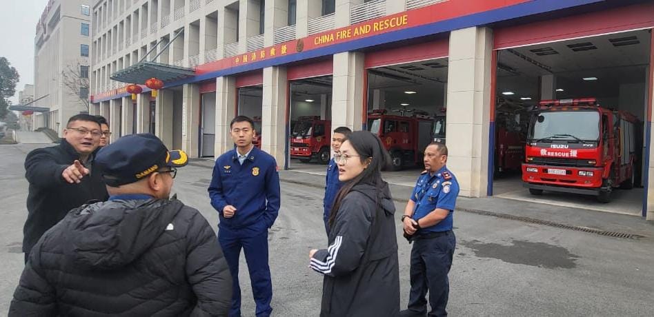 Jajaki Kerja Sama, Damkarmat Makassar Kunjungan ke China