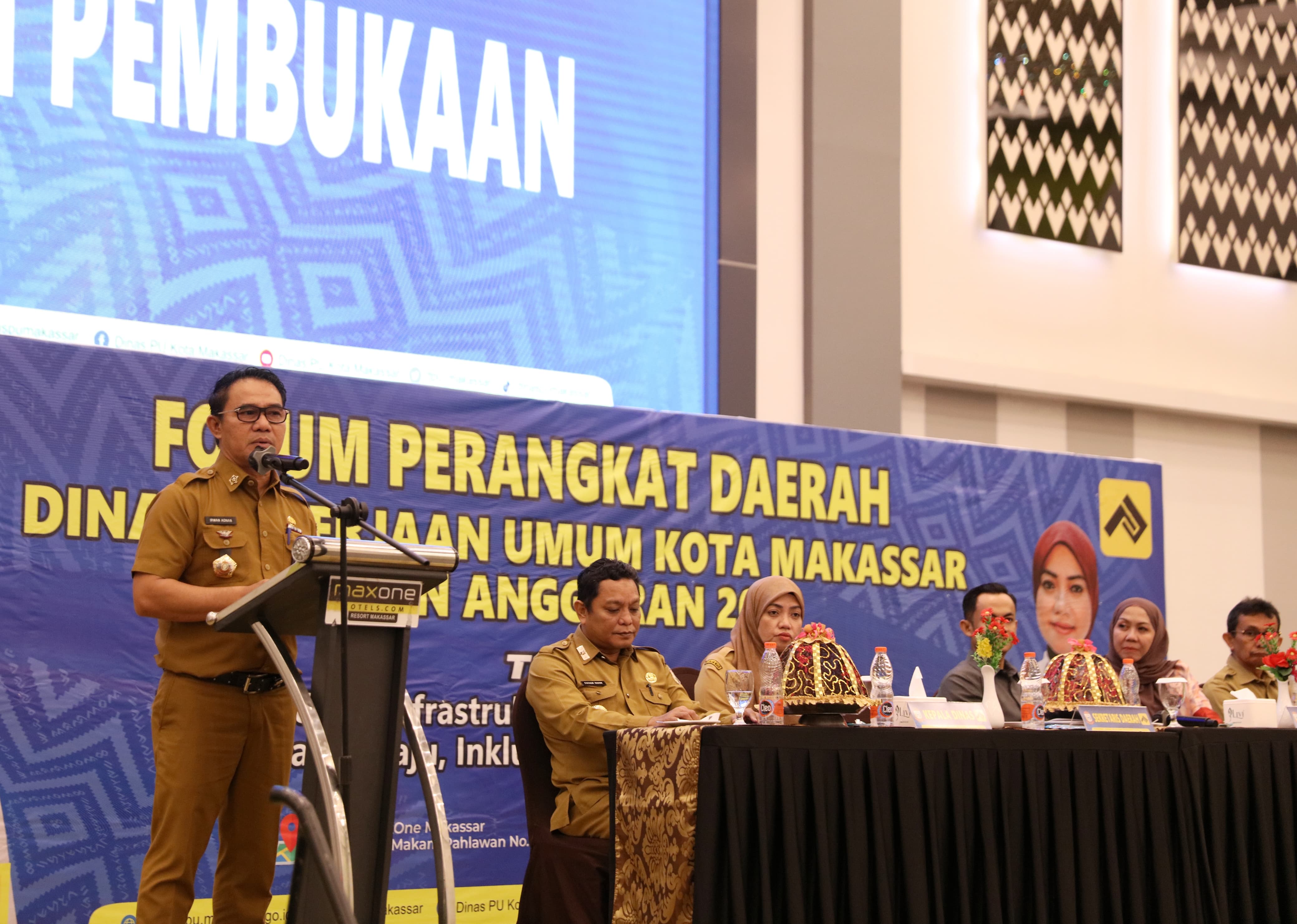 Pj Sekda Makassar Buka Forum Perangkat Daerah Dinas Pekerjaan Umum, Bahas Perencanaan Infrastruktur Kota