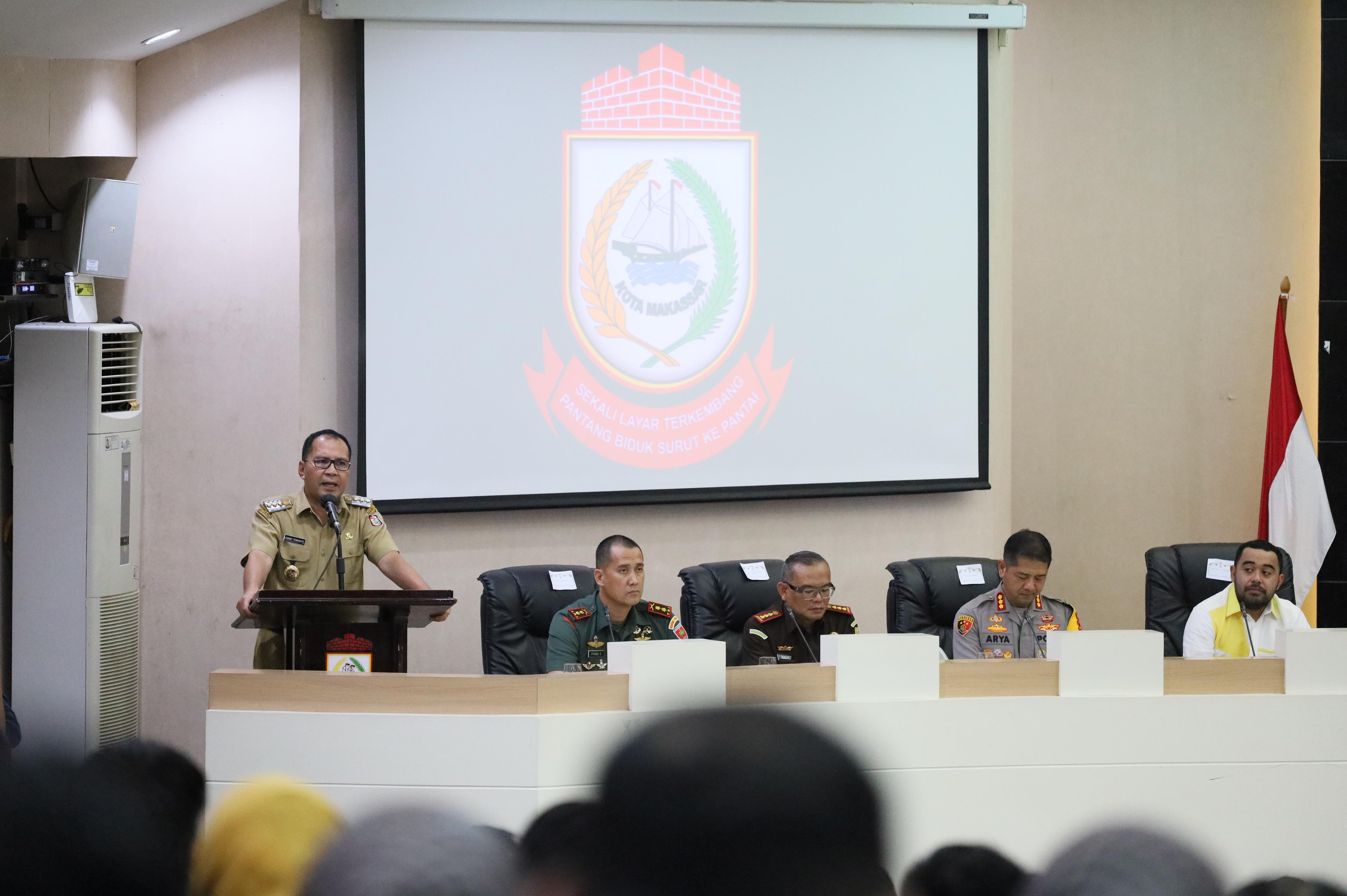 Rakor Bersama Appi-Aliyah, Danny Pomanto Harap Pertahankan Prestasi Kota Makassar 