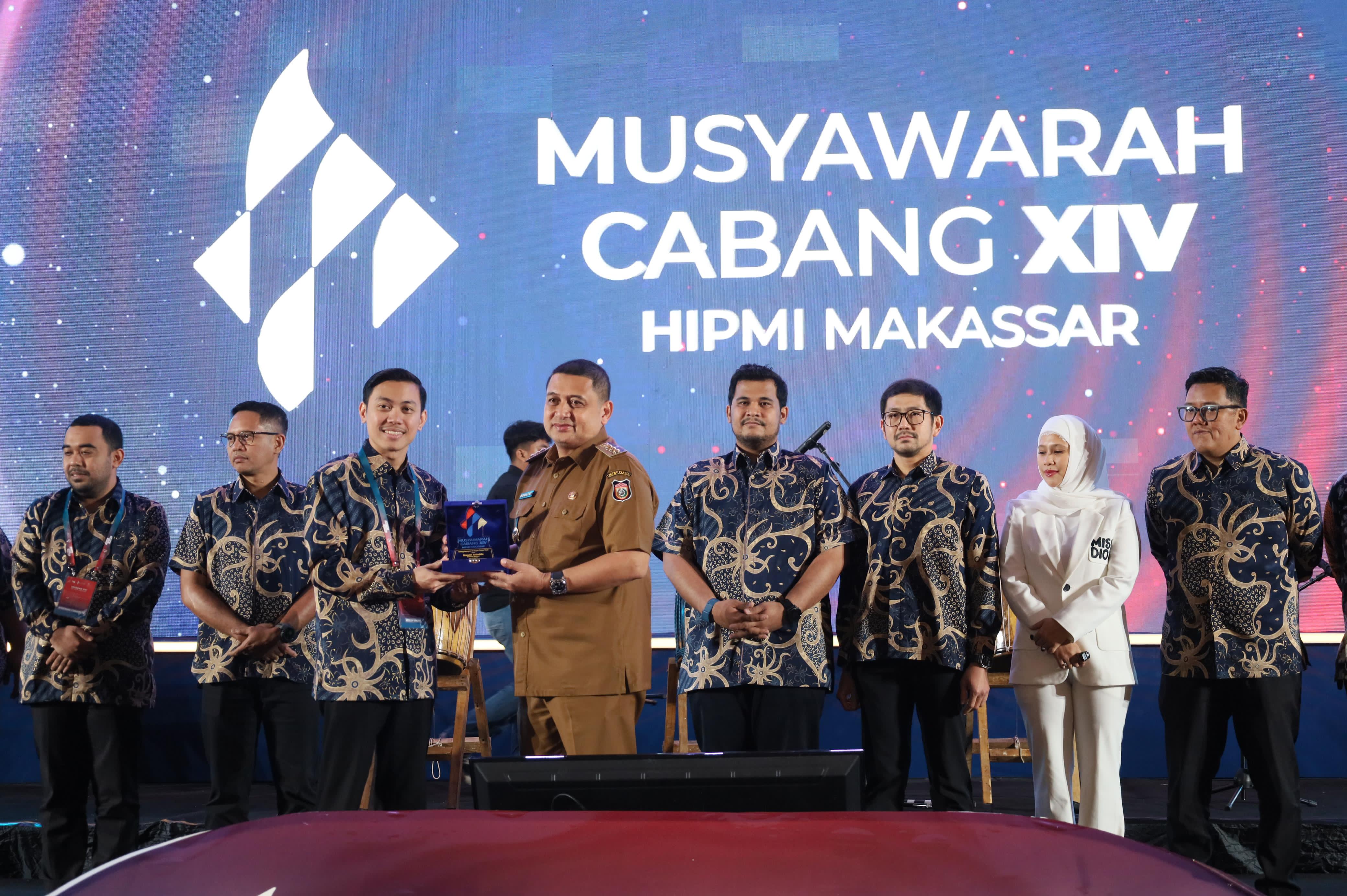 Munafri Arifuddin Buka Muscab XIV HIPMI Makassar, Dorong Optimalisasi Potensi Lokal