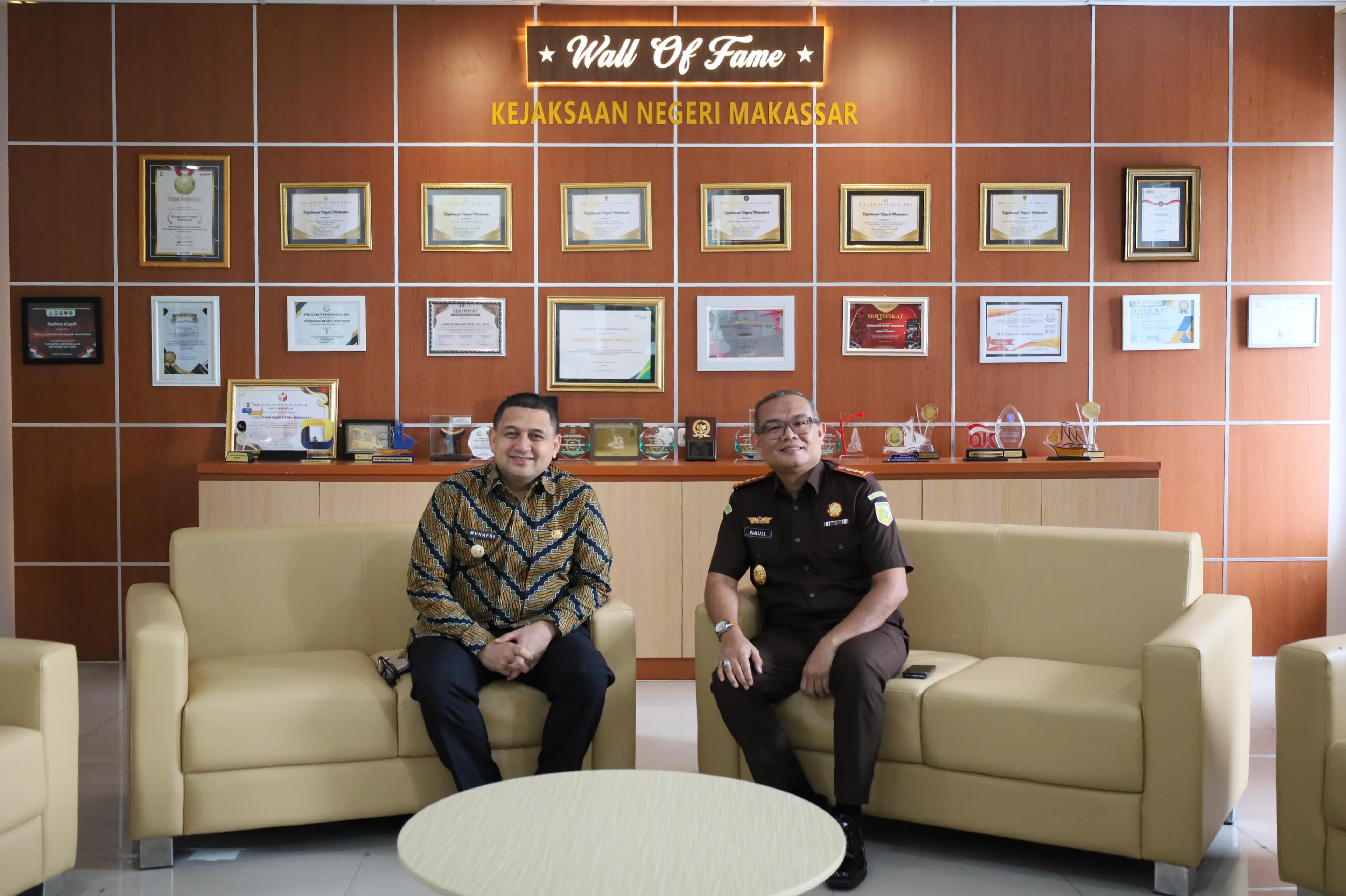 Wali Kota Makassar Perkuat Sinergi dengan Kejari Makassar 