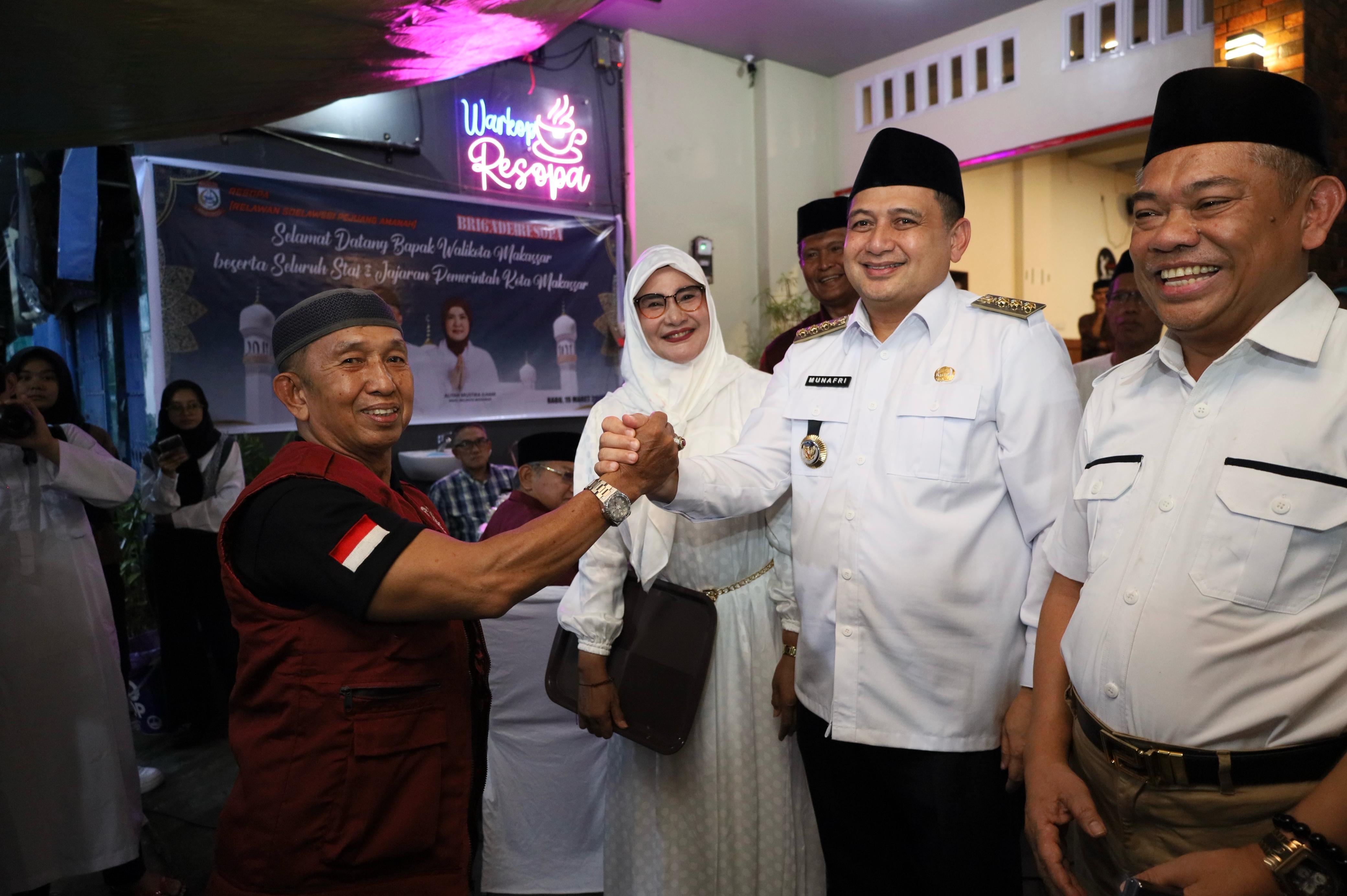 Wali Kota Makassar Ajak Komunitas Brigade Resopa Bersama Bangun Kota Makassar 