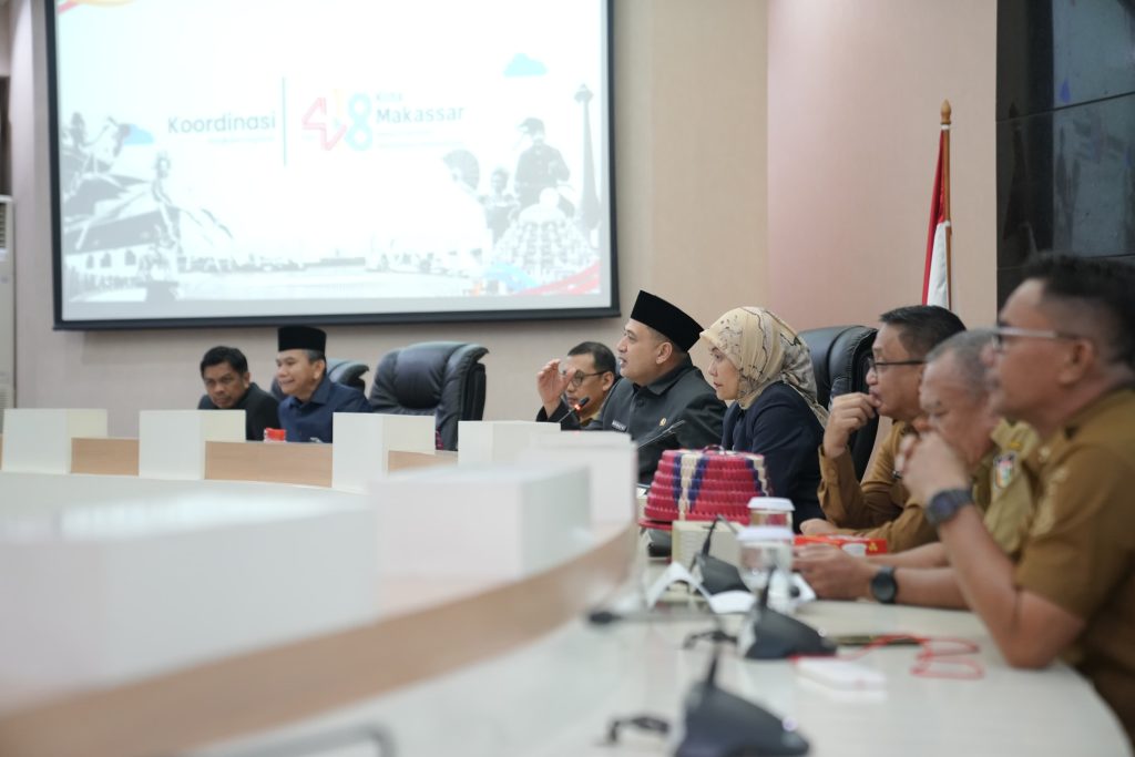 Munafri Pimpin Rakor Matangkan Rangkaian Kegiatan HUT ke-418 Kota Makassar