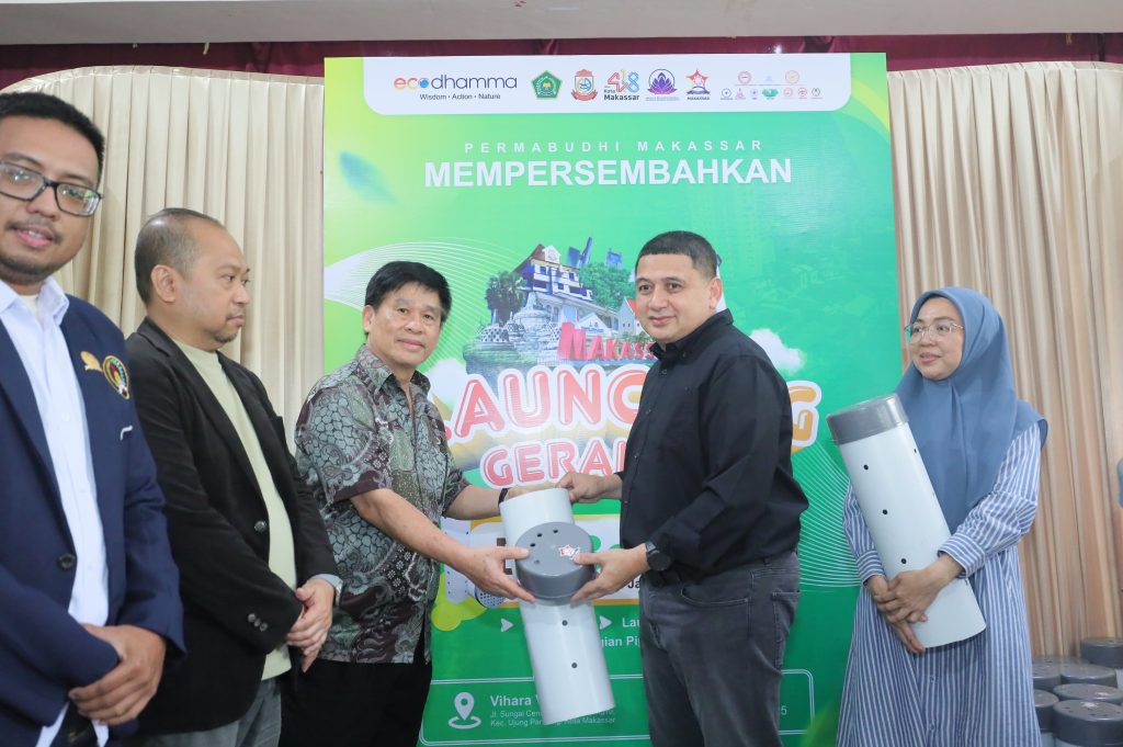 Munafri Apresiasi Dukungan Umat Buddha dalam Gerakan Lingkungan Berbasis Biopori
