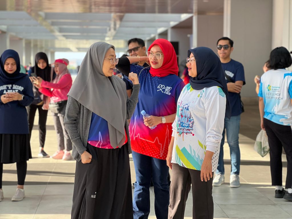 Hadiri Senam Jantung Sehat, Melinda Aksa Gaungkan Hidup Sehat Untuk Masa Depan Keluarga