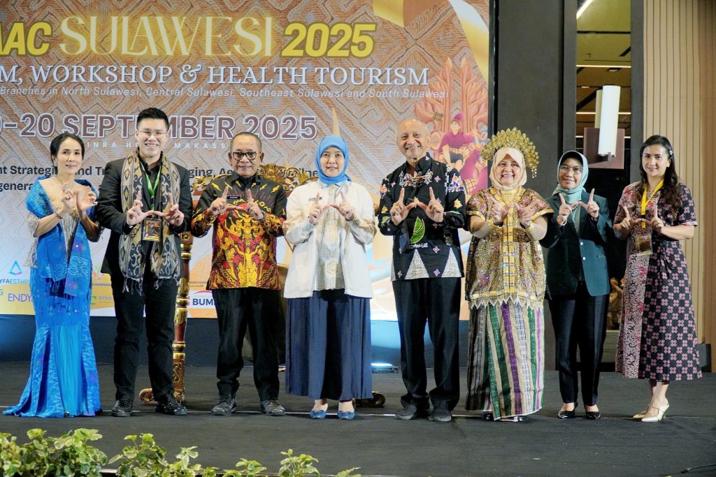 Dukung Kolaborasi Lintas Sektor, Aliyah Mustika Ilham Hadiri Simposium Anti-Aging di Makassar