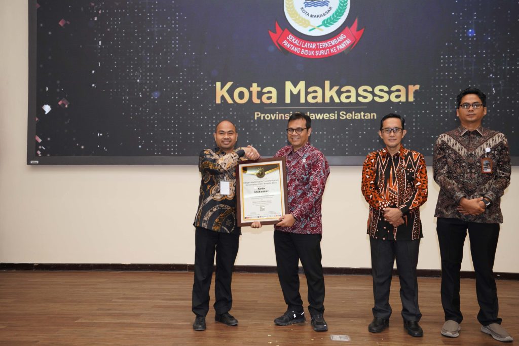 Pemkot Makassar Masuk 10 Kota Terbaik di Indonesia Dalam Hal Transformasi Digital