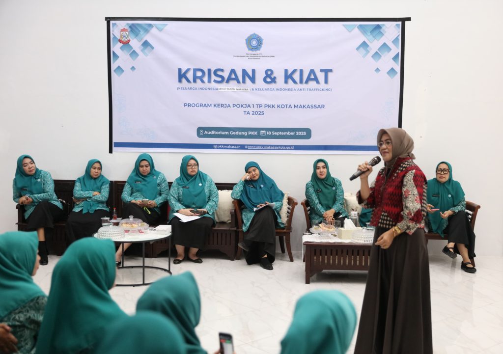 TP PKK Makassar Gelar Sosialisasi Krisan dan Kiat, Tekan Bahaya Narkoba dan Trafficking
