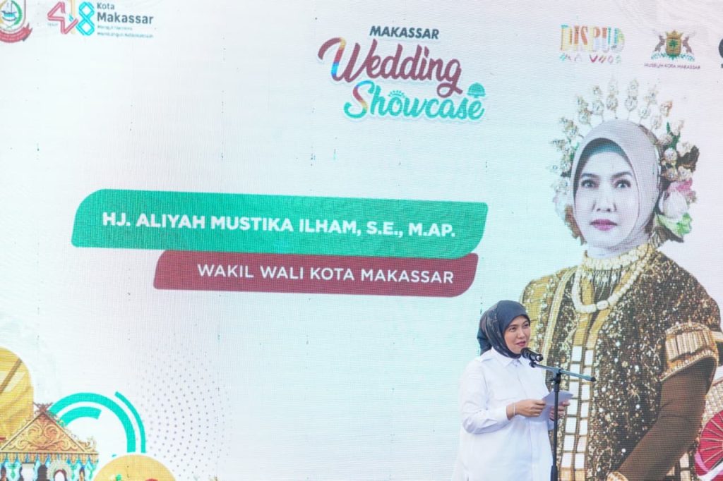 Aliyah Mustika Ilham Buka Makassar Wedding Showcase 2025: Ajak Generasi Muda Cinta Budaya Lokal