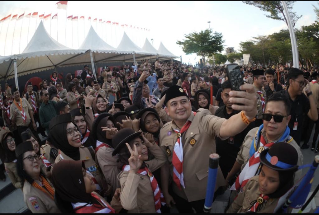 Munafri Ajak Pramuka Jadi Pelopor Anti-Bullying dan Sahabat Lingkungan