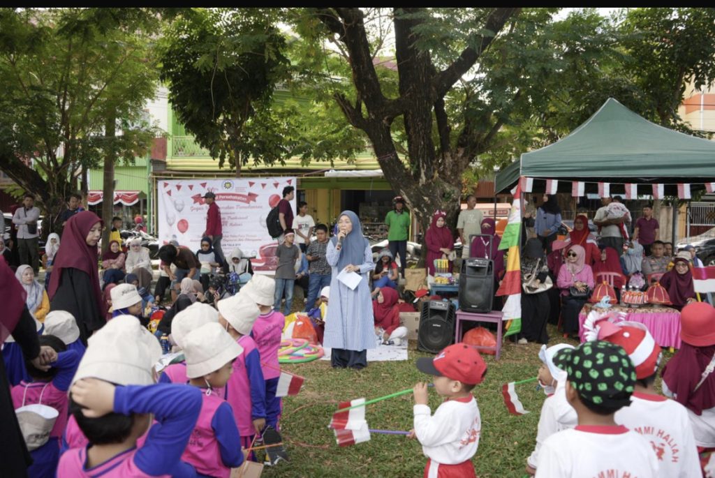 Resmikan Festival Persahabatan, Melinda Aksa Ajak Murid Tanamkan Semangat Nasionalisme Sejak Dini