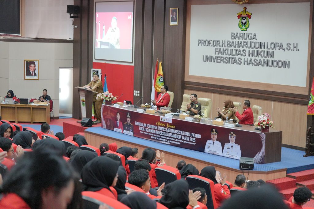 Munafri Ajak Maba Fakultas Hukum Unhas Bangun Kota Inklusif Lewat Kolaborasi Lintas Generasi