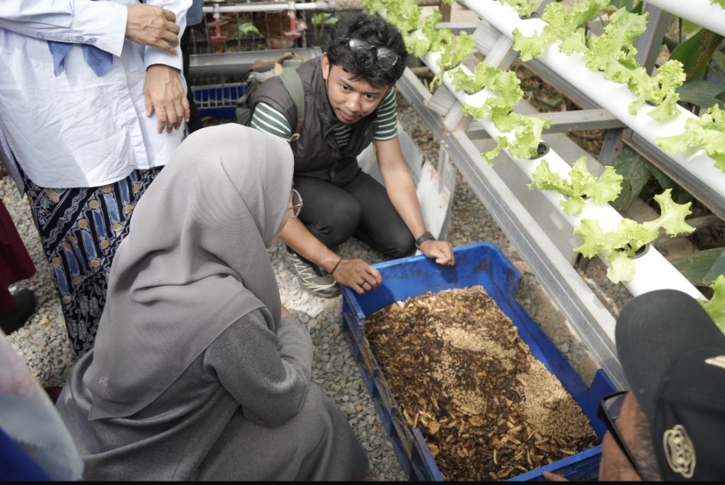 Launching Urban Farming, Melinda Aksa Sebut Budidaya Maggot Sangat Penting Untuk Ramah Lingkungan