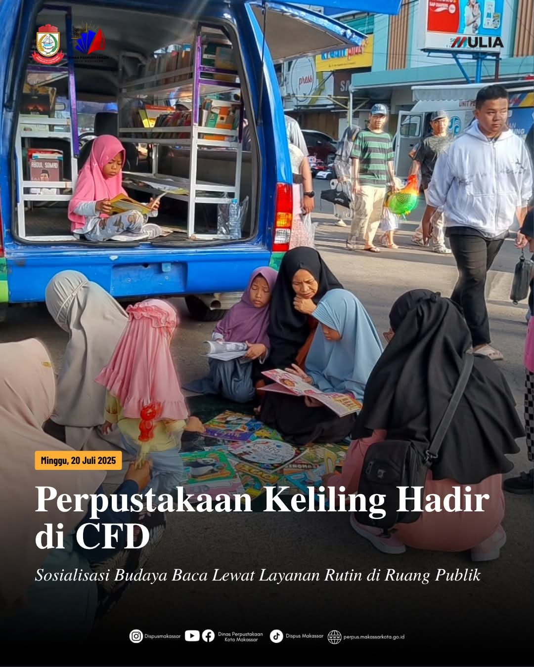 Perpustakaan Keliling hadir di CFD