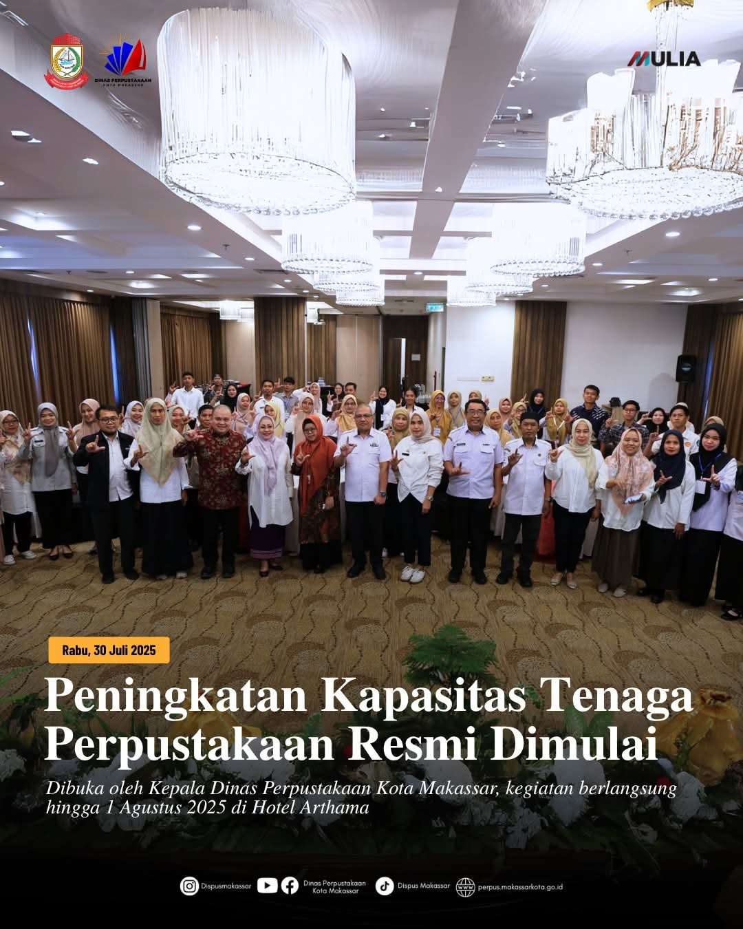 Peningkatan  Kapasitas Tenaga Perpustakaan Resmi Dimulai