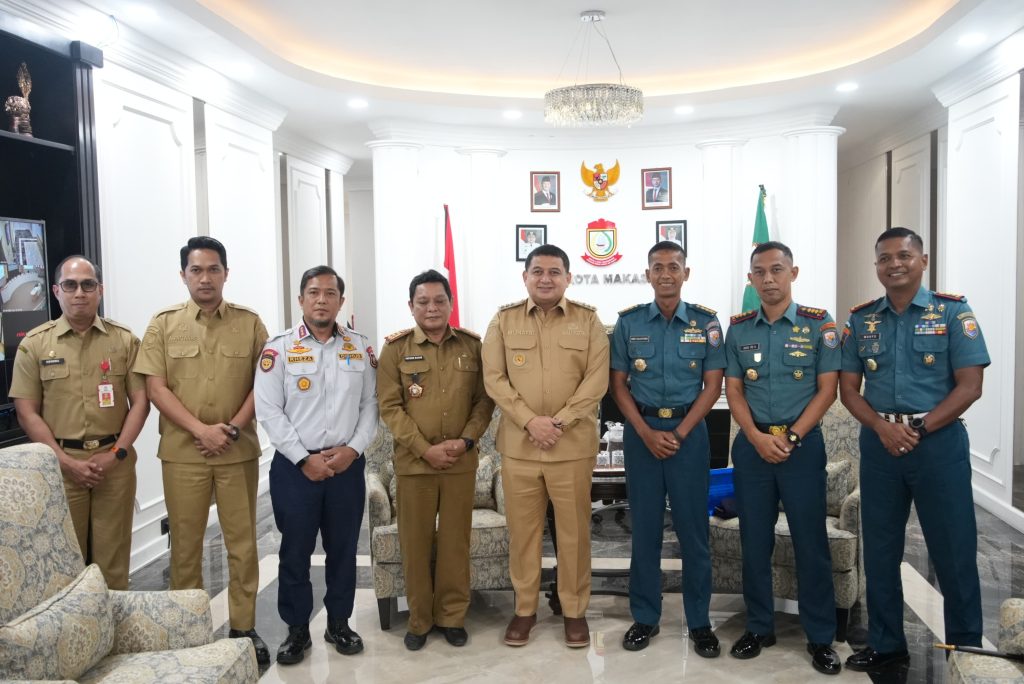 Munafri Terima TNI AL Bahas Pelayaran Diplomasi Taruna AAL KJK 2025