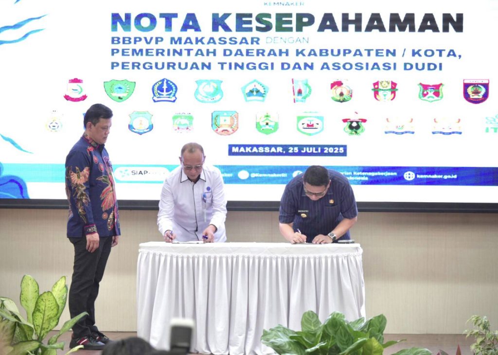Disaksikan Menaker RI, Pemkot Teken MoU dan Buka Peluang Kerja bagi Disabilitas
