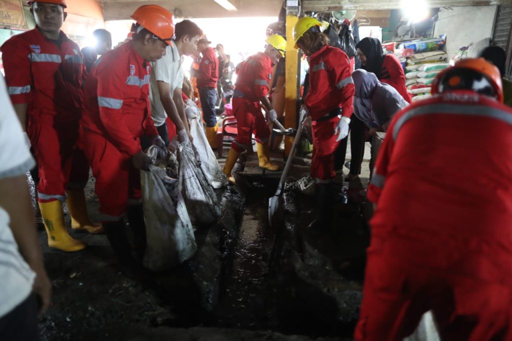 Warga Apresiasi Karya Bakti Kodim 1408/ Makassar, Pasar Terong Kini Lebih Bersih dan Tertata