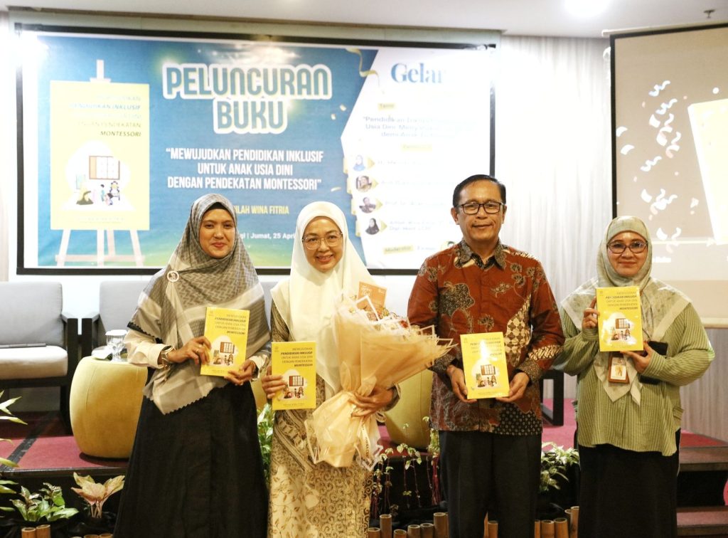 Adilah Wina Fitria Luncurkan Buku Pendidikan Pendekatan Montessori, Melinda Aksa: Langkah Nyata Wujudkan PAUD Inklusif