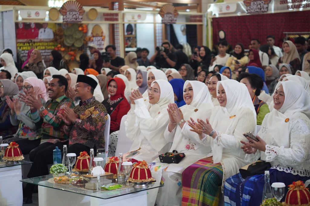 Wakili Kota Makassar Melinda Aksa Hadiri Expo Kreatif, Wadah Pelaku Usaha Perkenalkan Produk Andalan