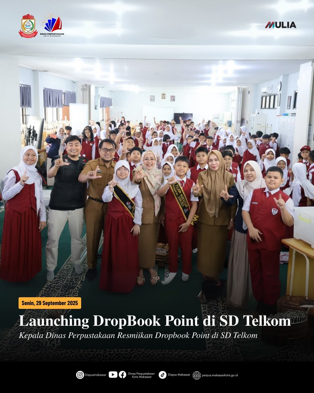 Launching DropBook Point di SD Telkom