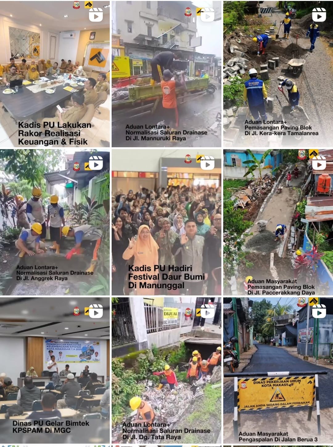 Kerja Nyata Munafri-Aliyah Sepanjang Tahun 2025: 105 Ruas Jalan Diaspal, 116 Drainase Dibangun