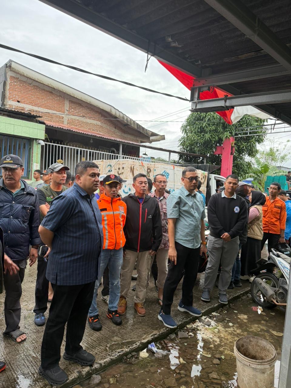 Munafri Tinjau Lokasi Banjir di Biringkanaya, Cari Solusi Penanganan di Sungai Biring Je’ne