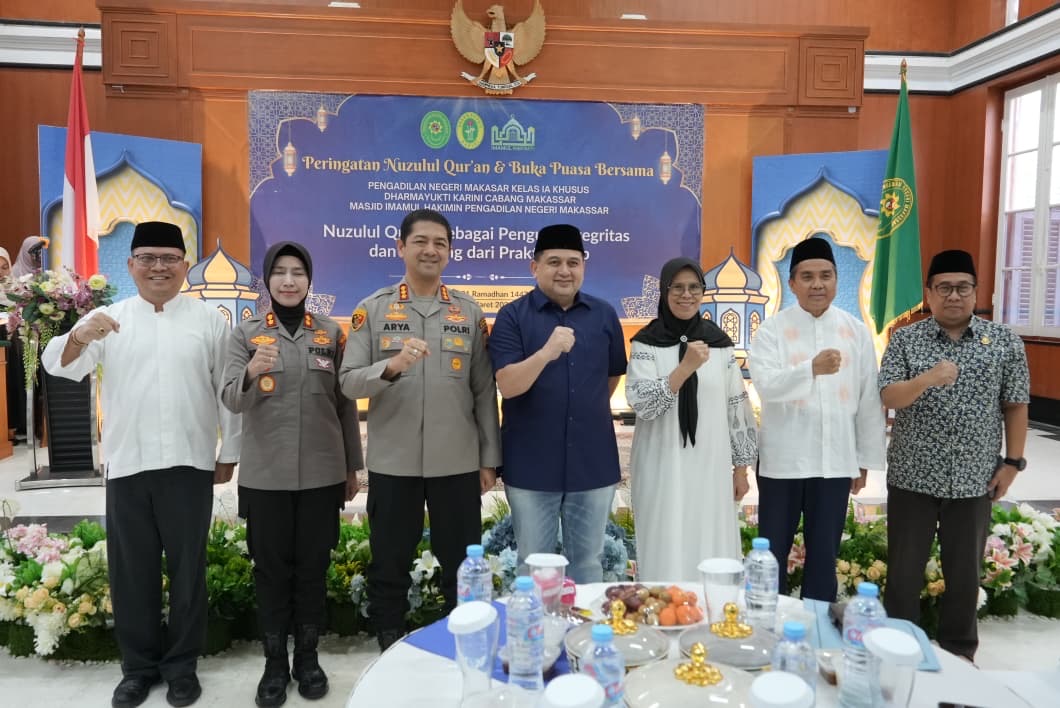 Hadiri Nuzulul Quran PN Makassar, Munafri Ingatkan Al-Quran Jadi Pedoman Hidup