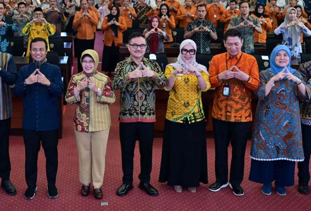Wawali Makassar Hadiri Penandatanganan MoU DTSEN, Perkuat Pemanfaatan Data Statistik untuk Pembangunan