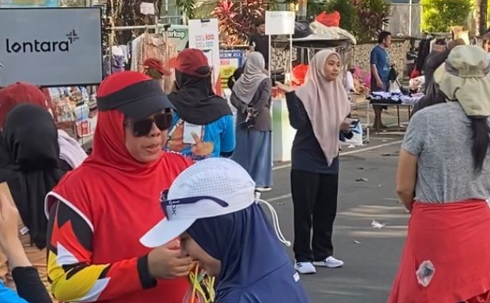 Dekatkan Layanan ke Masyarakat, Tim Lontara+ Ramaikan CFD Makassar