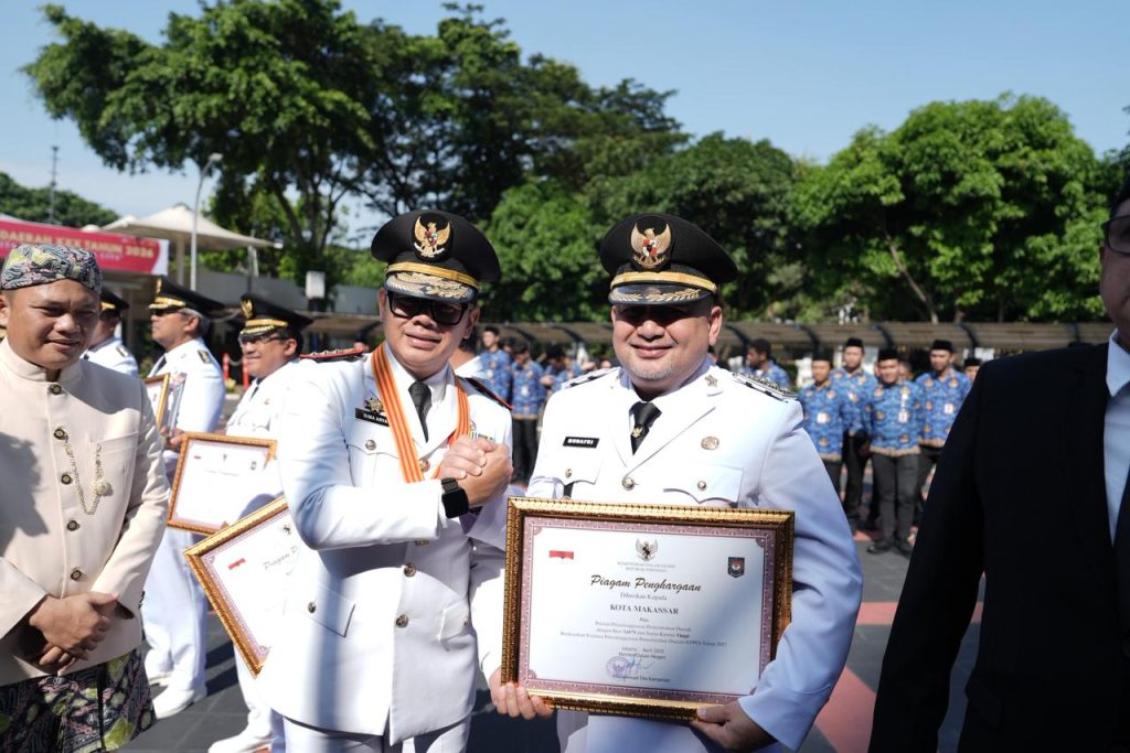 Di Hari Otda 2026, Kota Makassar Sabet Penghargaan Nasional Kinerja Pemerintahan Terbaik
