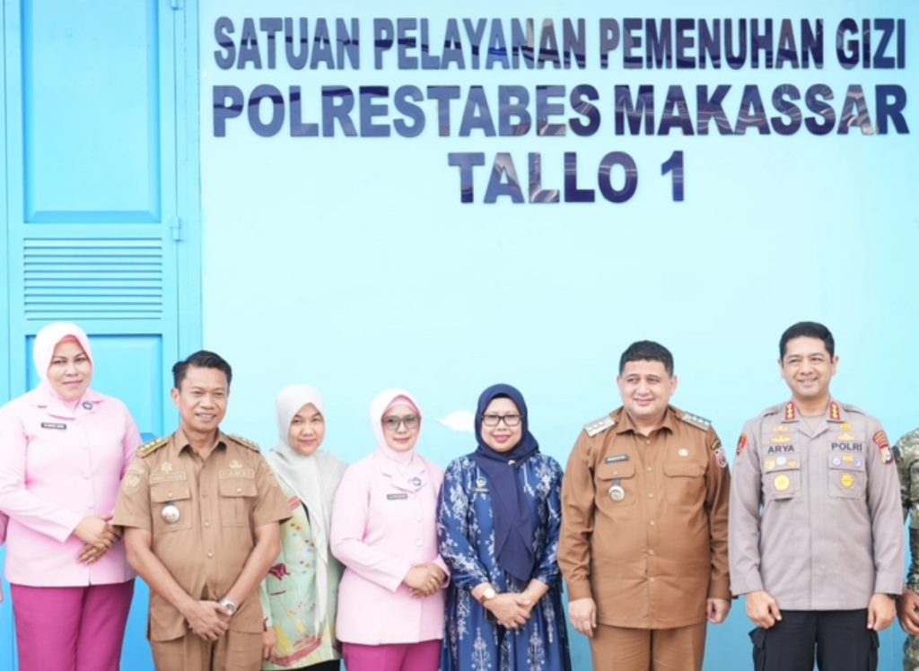 Wali Kota dan Kapolrestabes Makassar Launching SPPG Tallo 1 untuk 10 Sekolah