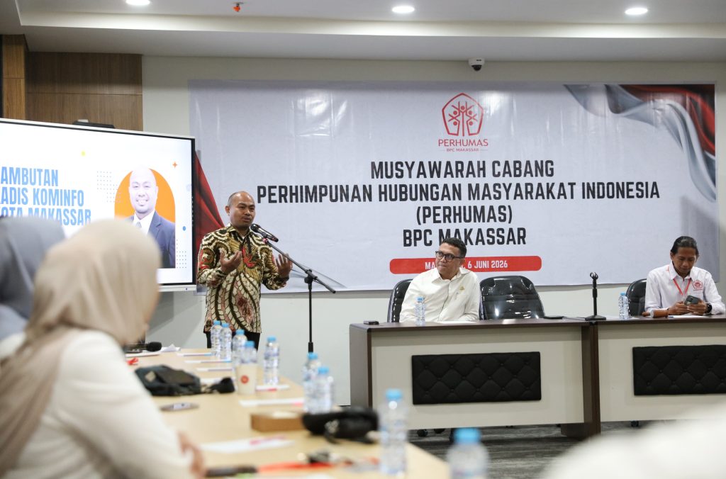 Buka Muscab Perhumas Makassar, Kadis Kominfo Ajak Kolaborasi Lawan Hoaks dan Perkuat Komunikasi Publik