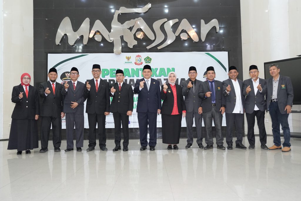 Lantik Pimpinan BAZNAS Kota Makassar, Wali Kota Munafri Tekankan Akuntabilitas dan Pengelolaan Zakat Berbasis Data
