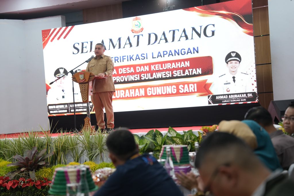 Sambut Tim Verifikasi Provinsi, Munafri Tunjukkan Gunungsari sebagai Potret Kelurahan Unggul Makassar