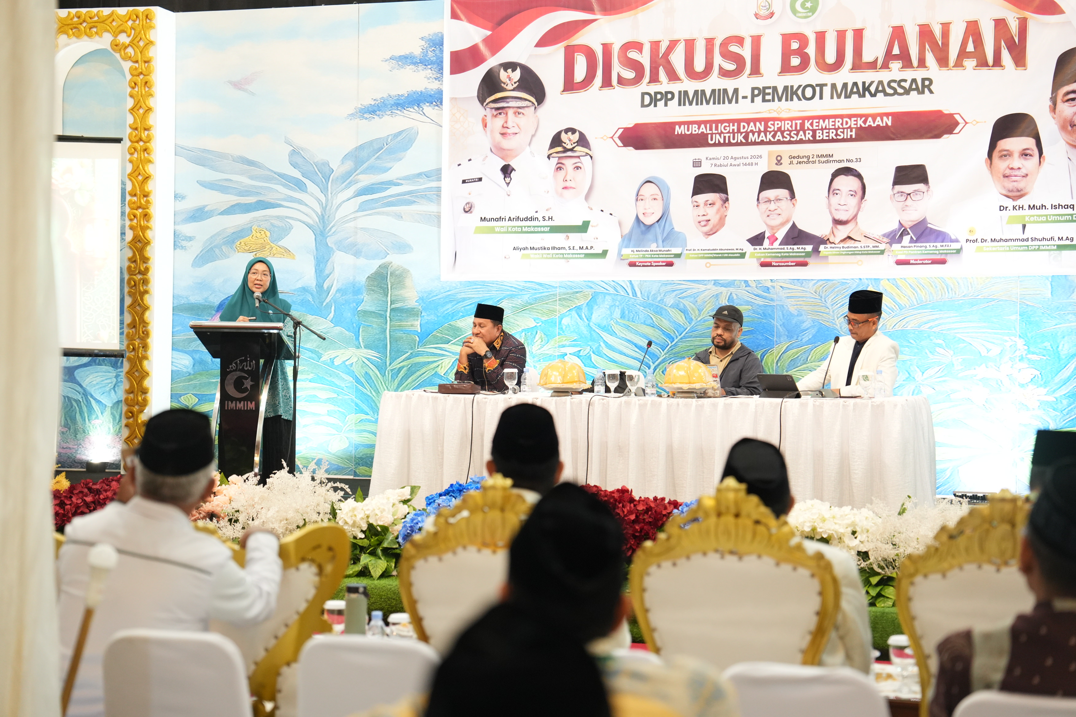Ketua Dewan Lingkungan Paparkan Transformasi Pengelolaan Sampah Makassar, Muballigh Diajak Ambil Peran