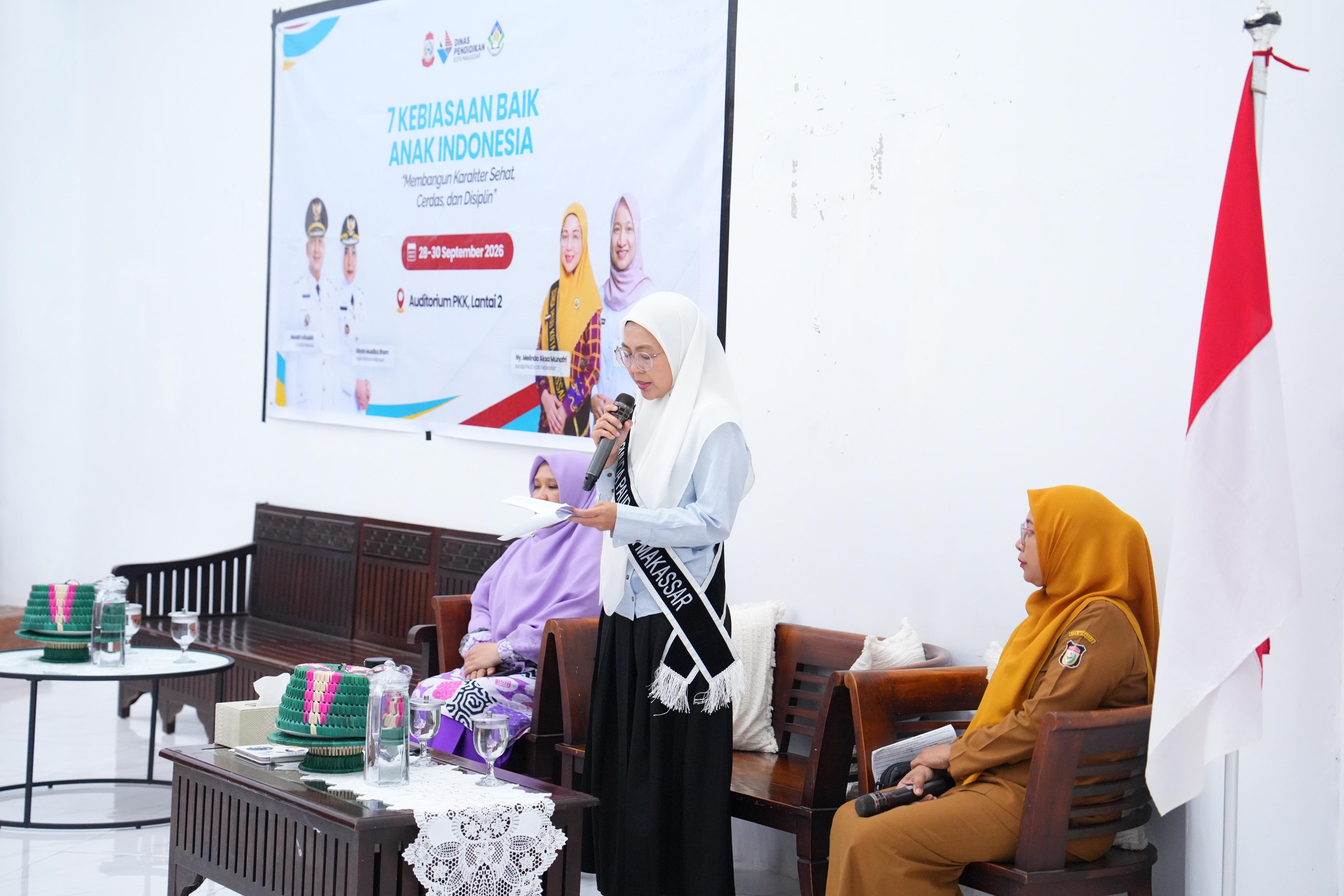 Pokja Bunda PAUD dan Disdik Makassar Sosialisasikan 7 Kebiasaan Baik Anak Indonesia