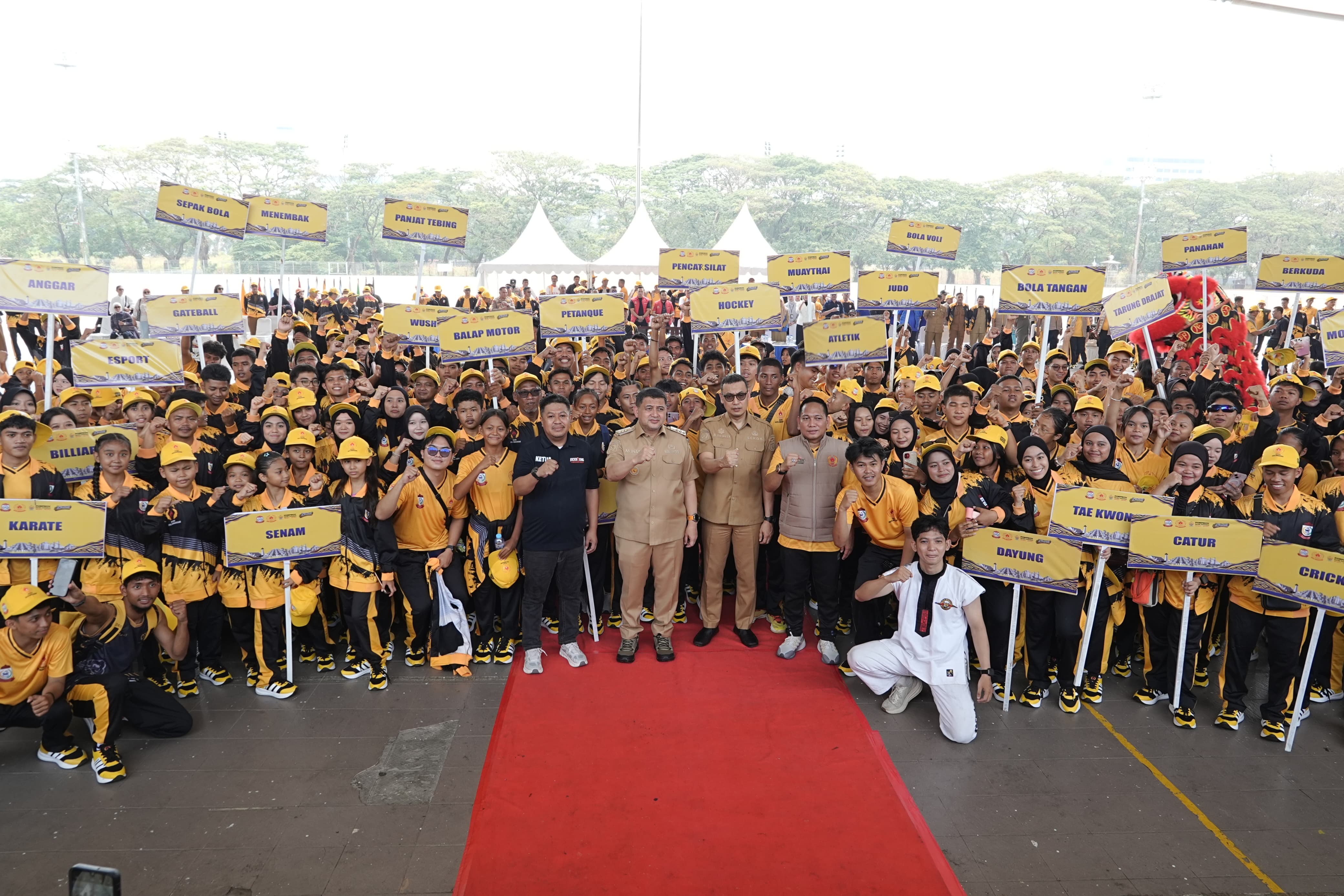 Kota Makassar Terjunkan 824 Atlet di 45 Cabor, Porprov XVIII, Munafri Minta Atlet Jaga Sportivitas